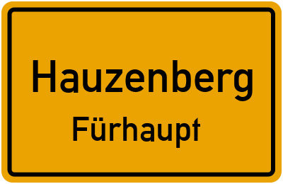 Straßenverzeichnis Hauzenberg Fürhaupt