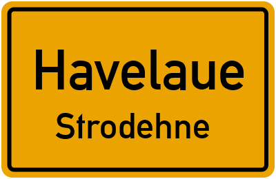 Straßenverzeichnis Havelaue Strodehne