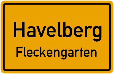 Straßenverzeichnis Havelberg Fleckengarten