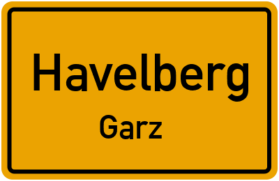 Straßenverzeichnis Havelberg Garz