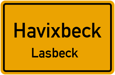 Straßenverzeichnis Havixbeck Lasbeck