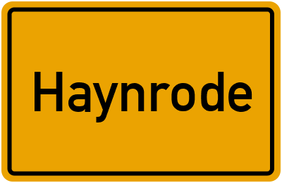 Haynrode in Thüringen