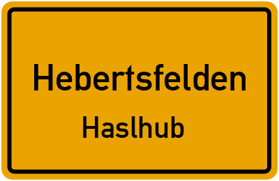 Straßenverzeichnis Hebertsfelden Haslhub