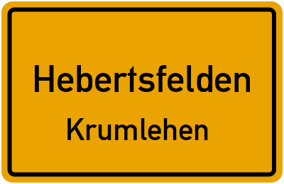 Straßenverzeichnis Hebertsfelden Krumlehen