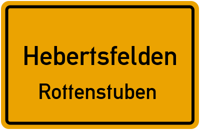 Straßenverzeichnis Hebertsfelden Rottenstuben