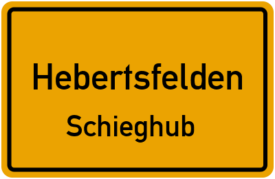 Straßenverzeichnis Hebertsfelden Schieghub