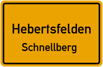 Straßenverzeichnis Hebertsfelden Schnellberg