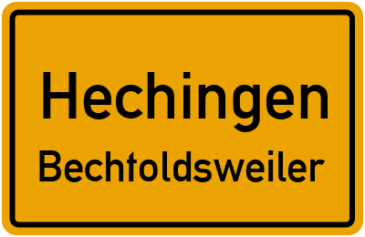 Straßenverzeichnis Hechingen Bechtoldsweiler