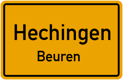 Straßenverzeichnis Hechingen Beuren