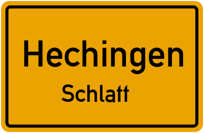 Straßenverzeichnis Hechingen Schlatt