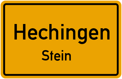 Straßenverzeichnis Hechingen Stein