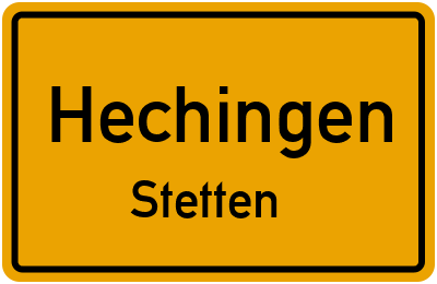 Straßenverzeichnis Hechingen Stetten