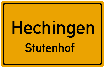 Straßenverzeichnis Hechingen Stutenhof