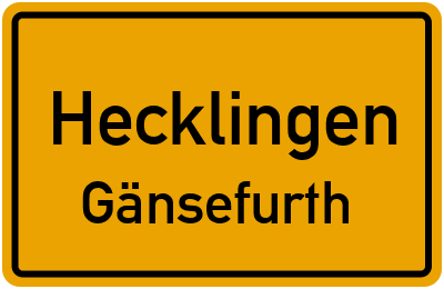 Straßenverzeichnis Hecklingen Gänsefurth
