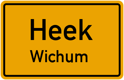Straßenverzeichnis Heek Wichum