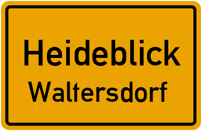 Straßenverzeichnis Heideblick Waltersdorf