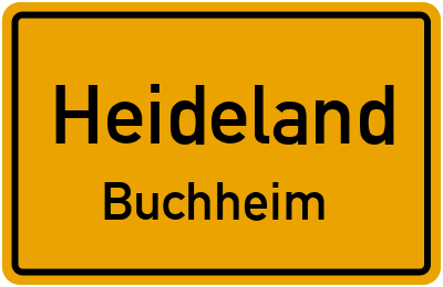 Straßenverzeichnis Heideland Buchheim