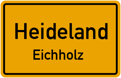 Straßenverzeichnis Heideland Eichholz