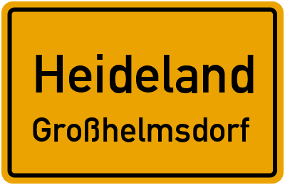 Straßenverzeichnis Heideland Großhelmsdorf