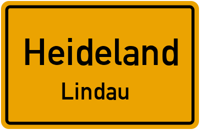 Straßenverzeichnis Heideland Lindau