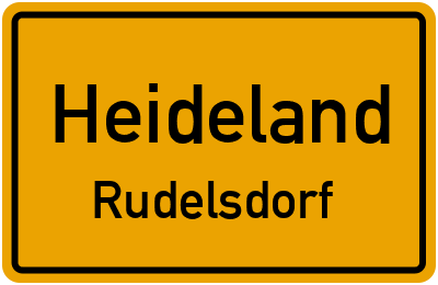 Straßenverzeichnis Heideland Rudelsdorf