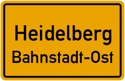 Straßenverzeichnis Heidelberg Bahnstadt-Ost