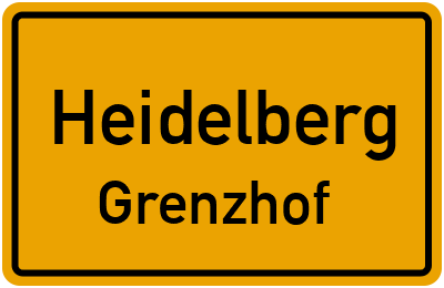 Straßenverzeichnis Heidelberg Grenzhof