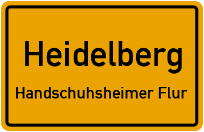 Straßenverzeichnis Heidelberg Handschuhsheimer Flur