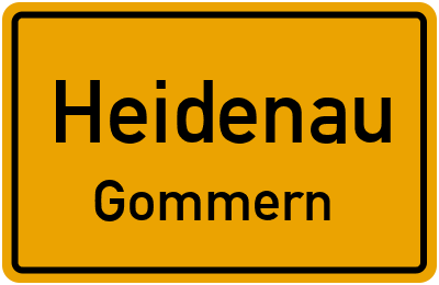 Straßenverzeichnis Heidenau Gommern