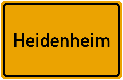 Heidenheim in Bayern erkunden