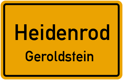 Straßenverzeichnis Heidenrod Geroldstein