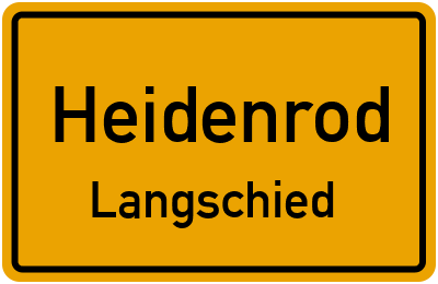 Straßenverzeichnis Heidenrod Langschied