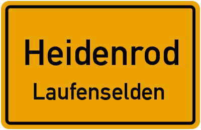 Straßenverzeichnis Heidenrod Laufenselden