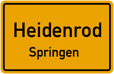 Straßenverzeichnis Heidenrod Springen