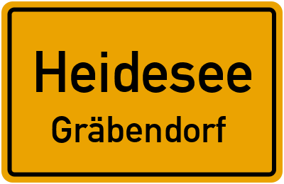 Straßenverzeichnis Heidesee Gräbendorf