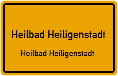 Straßenverzeichnis Heilbad Heiligenstadt Heilbad Heiligenstadt