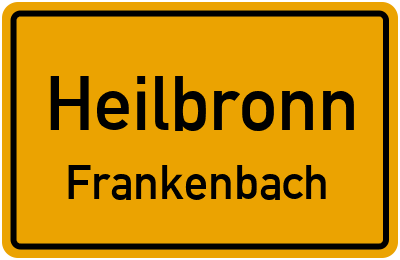 Straßenverzeichnis Heilbronn Frankenbach