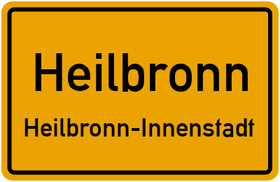 Straßenverzeichnis Heilbronn Heilbronn-Innenstadt
