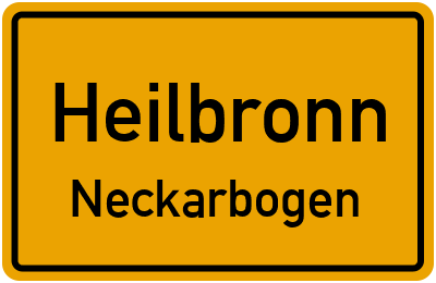 Straßenverzeichnis Heilbronn Neckarbogen