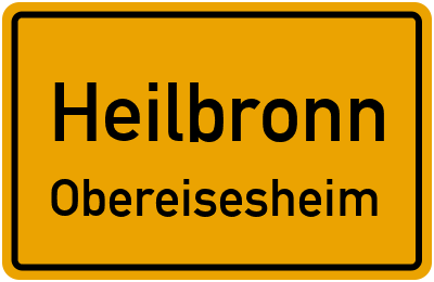 Straßenverzeichnis Heilbronn Obereisesheim