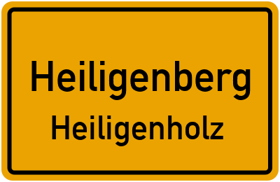 Straßenverzeichnis Heiligenberg Heiligenholz