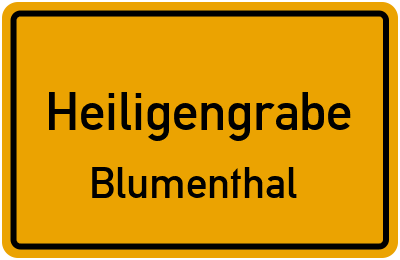 Straßenverzeichnis Heiligengrabe Blumenthal
