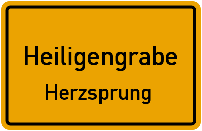 Straßenverzeichnis Heiligengrabe Herzsprung