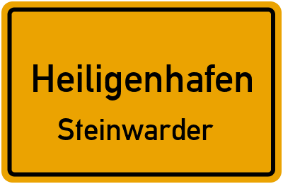 Straßenverzeichnis Heiligenhafen Steinwarder