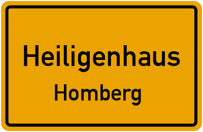 Straßenverzeichnis Heiligenhaus Homberg