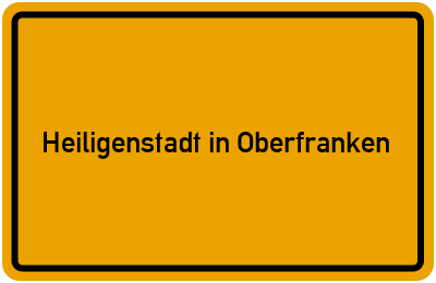 Heiligenstadt in Oberfranken