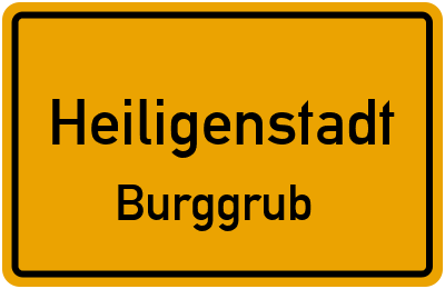 Straßenverzeichnis Heiligenstadt Burggrub