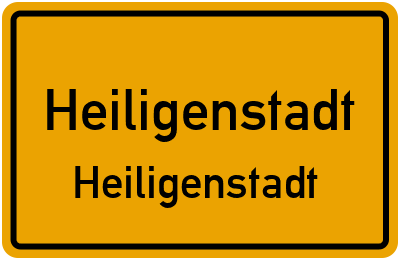 Straßenverzeichnis Heiligenstadt Heiligenstadt