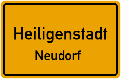 Straßenverzeichnis Heiligenstadt Neudorf