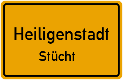 Straßenverzeichnis Heiligenstadt Stücht